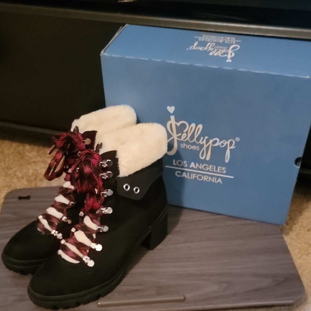 Jellypop Women's Black Suedelike Boots